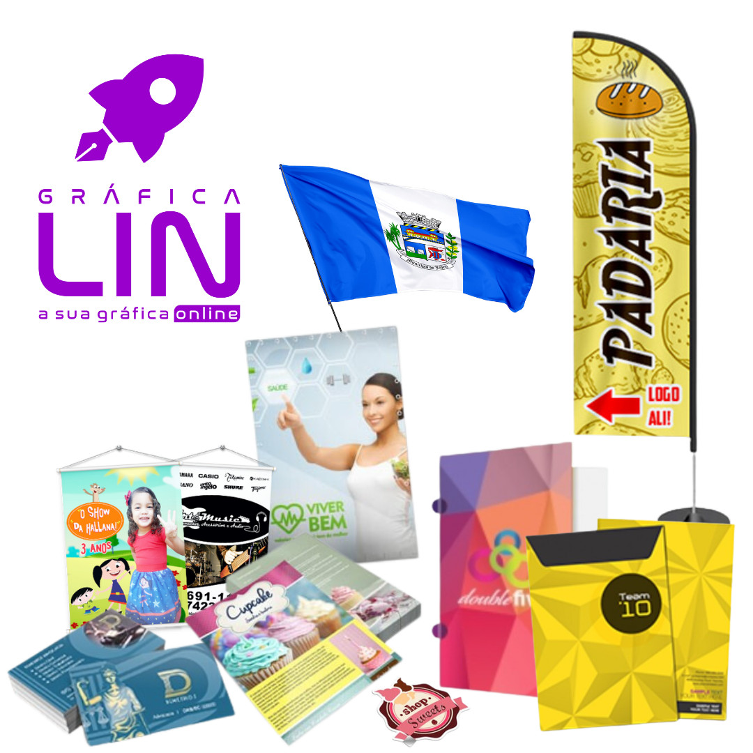 Cartão de visita, folheto, wind banner, banner, pasta, adesivo, pasta, personalizado, gráfica